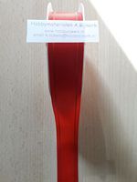 Luxe lint rood met goud 25 mm breed